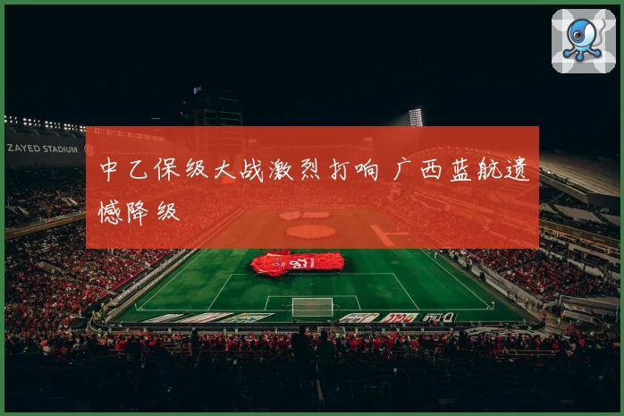 中乙保级大战激烈打响 广西蓝航遗憾降级